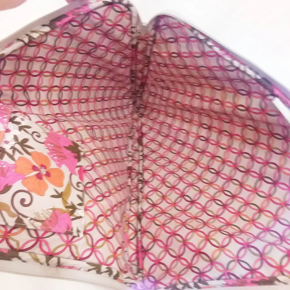 Vera Bradley TEA PARTY Floral Laptop Computer case 16 ½ x 11 ½